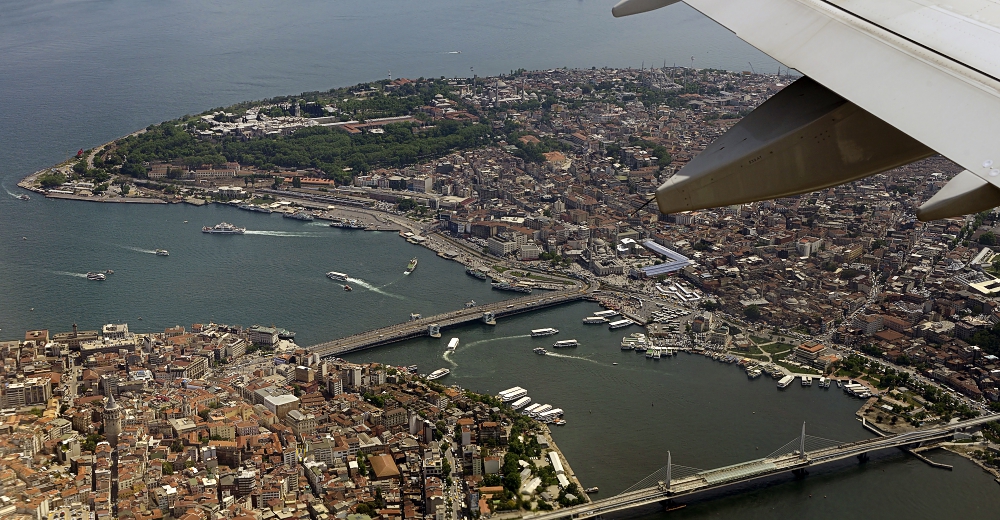 Landeanflug Istanbul