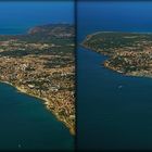 Landeanflug kurz vor Lissabon (3D-X-View)