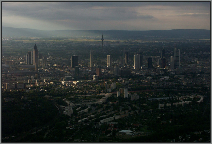 Landeanflug "Mainhattan"