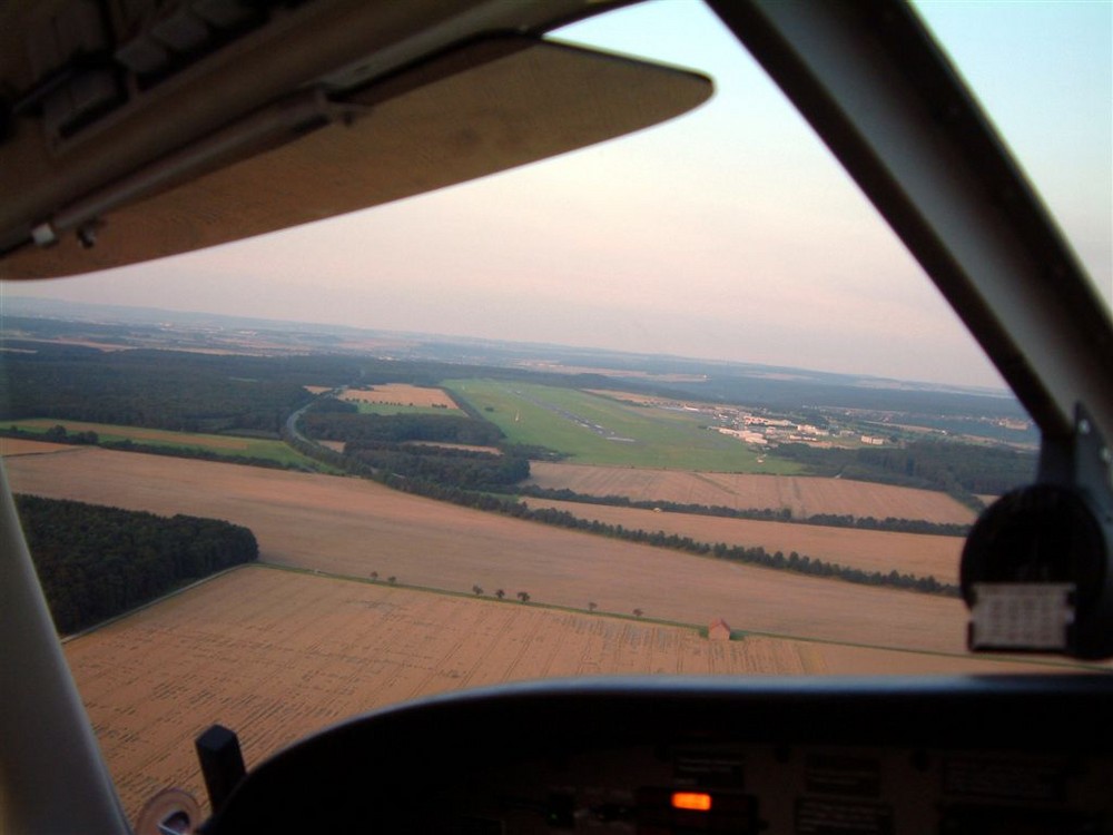 Landeanflug Paderborn