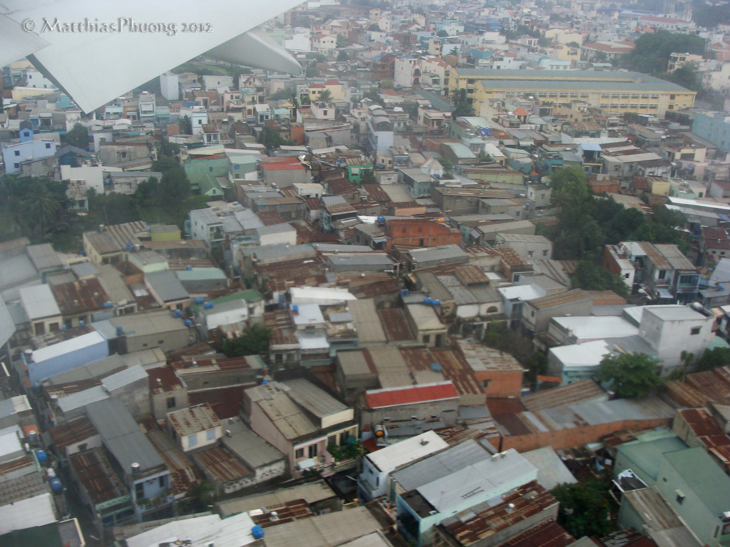 Landeanflug Saigon / Vietnam 3