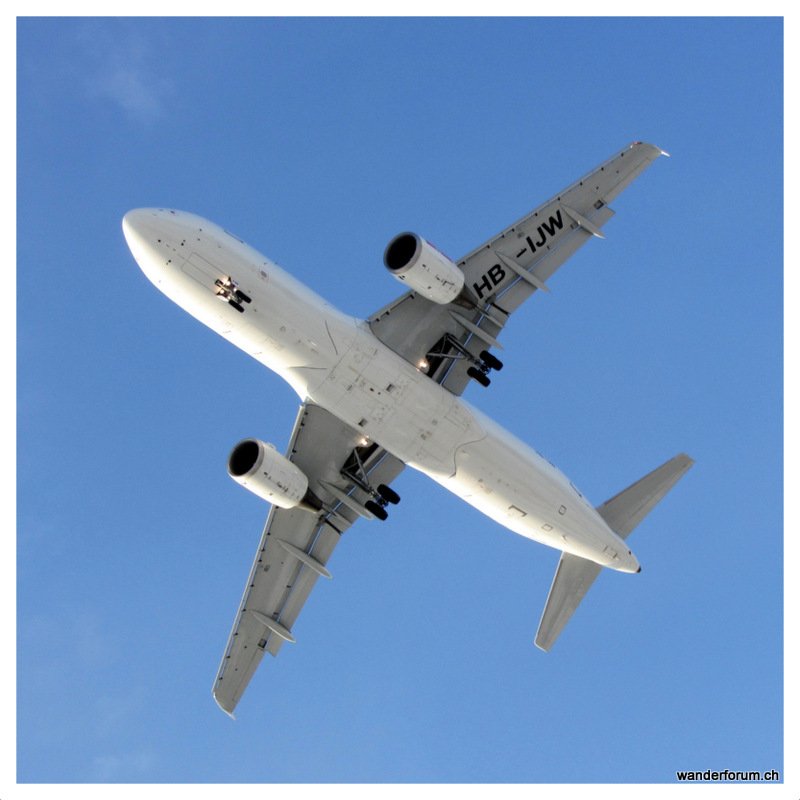 Landeanflug, Zürich Kloten