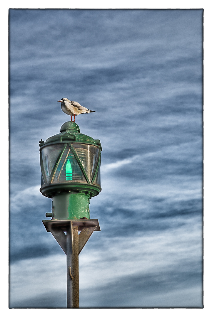 Landeplatz mit Beleuchtung