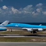 Landesequenz B747 auf St.Maarten