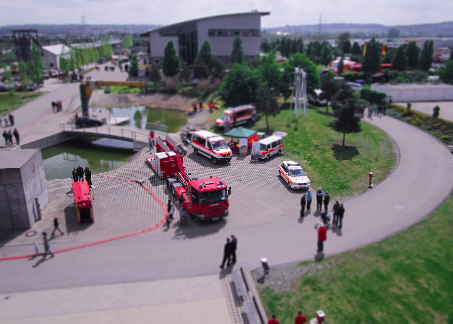 Landesfeuerwehrschule Baden-Württemberg in Miniatur