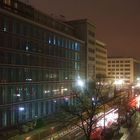 Landeszentralbank, Nachts 22°° Uhr, bei Regen