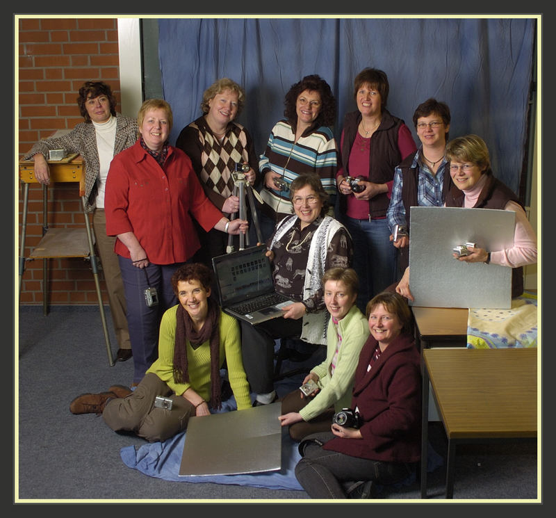 Landfrauen nach einem Portraitfoto Seminar auf Haus Düsse