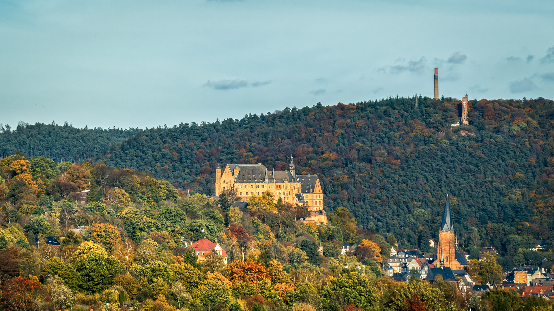 Landgrafenschloß im Herbst