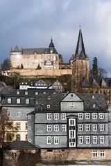 Landgrafenschloss in Marburg mit Lutherische Pfarrkirche? ...