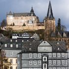 Landgrafenschloss in Marburg mit Lutherische Pfarrkirche? ...