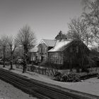 Landhaus im morgendlichen Licht