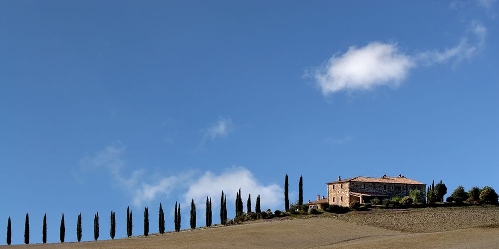 Landhaus in der Crete Senesi -Toskana