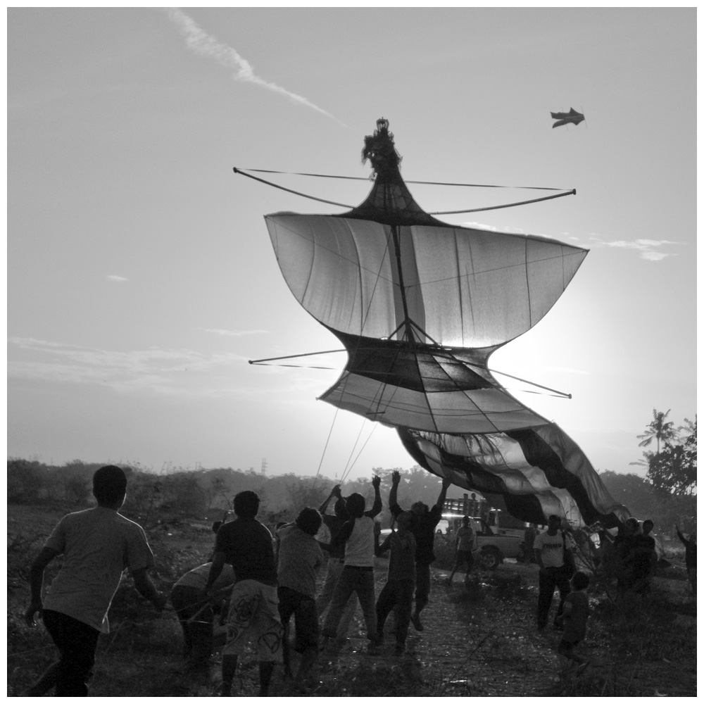 landing a 50m kite