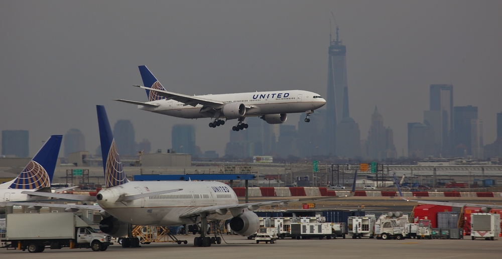 Landing at Newark