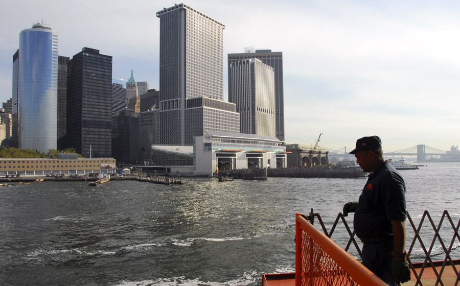 Landing at South Ferry