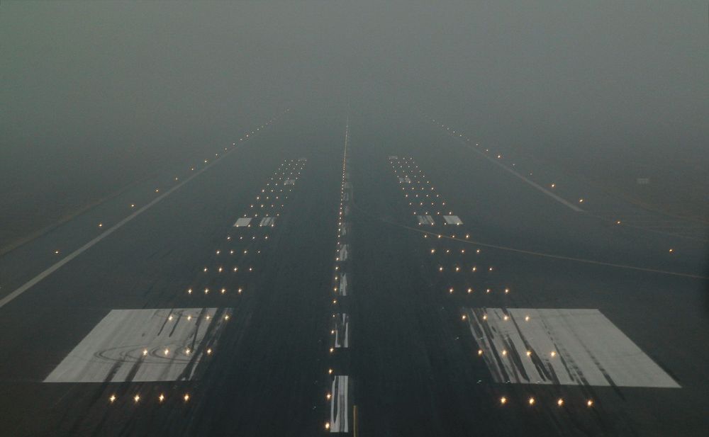 Landing Delhi Rwy 29 in fog