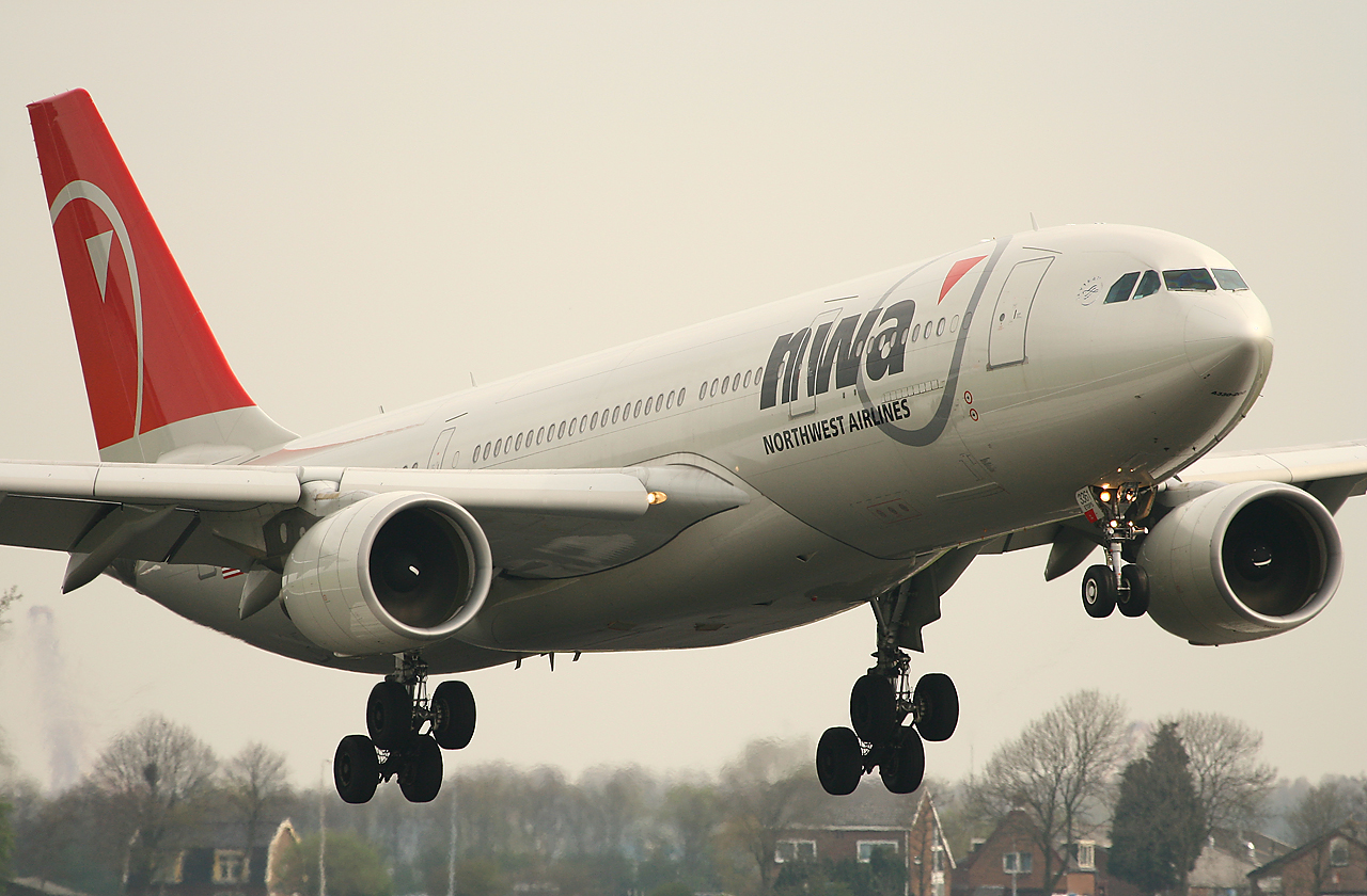 Landing of a Airbus A330