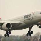 Landing of a Airbus A330