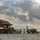 Landing stage to the island Nabucco