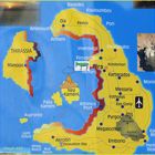Landkarte von Santorin