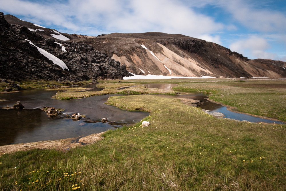 Landmannalaugar im Frühling