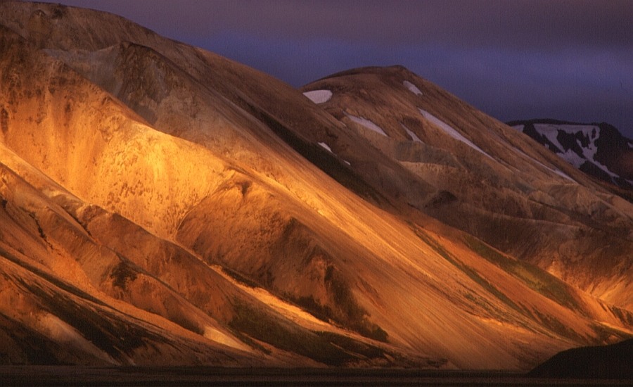 Landmannalaugar in der Abendsonne