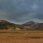 Landmannalaugar, nachts, vor dem Regen