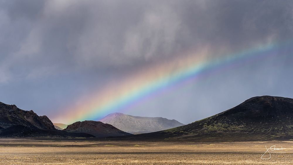 Landmannalaugar - Regenbogen