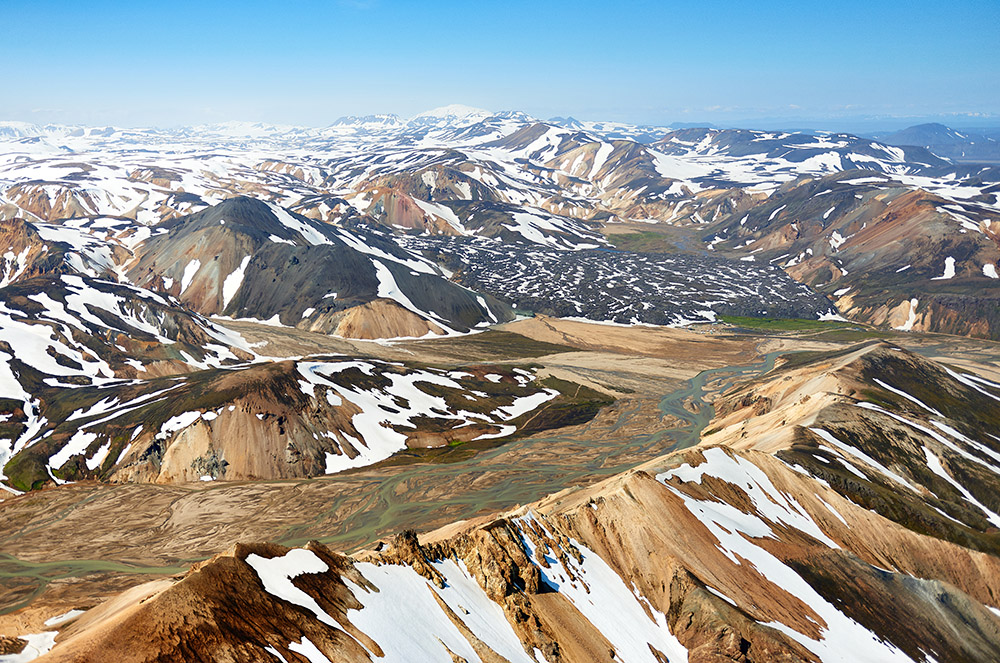 Landmannalaugar Überflug