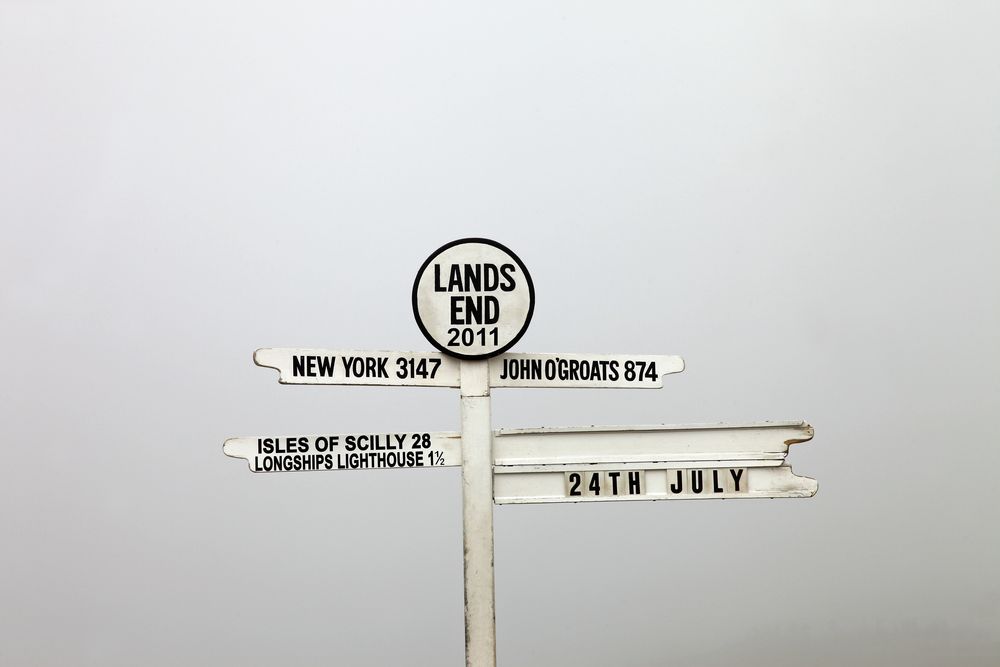 Land's End - the proof in b&w