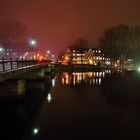 Landsberb am Lech bei Nacht