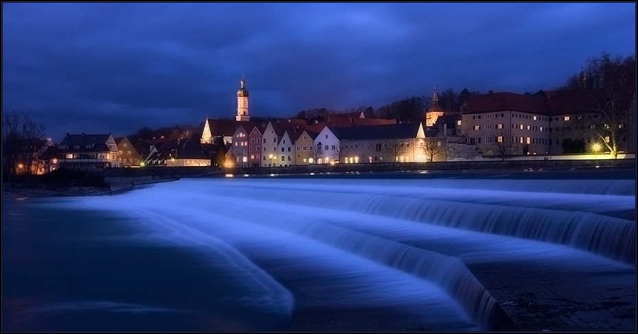 Landsberg bei Nacht