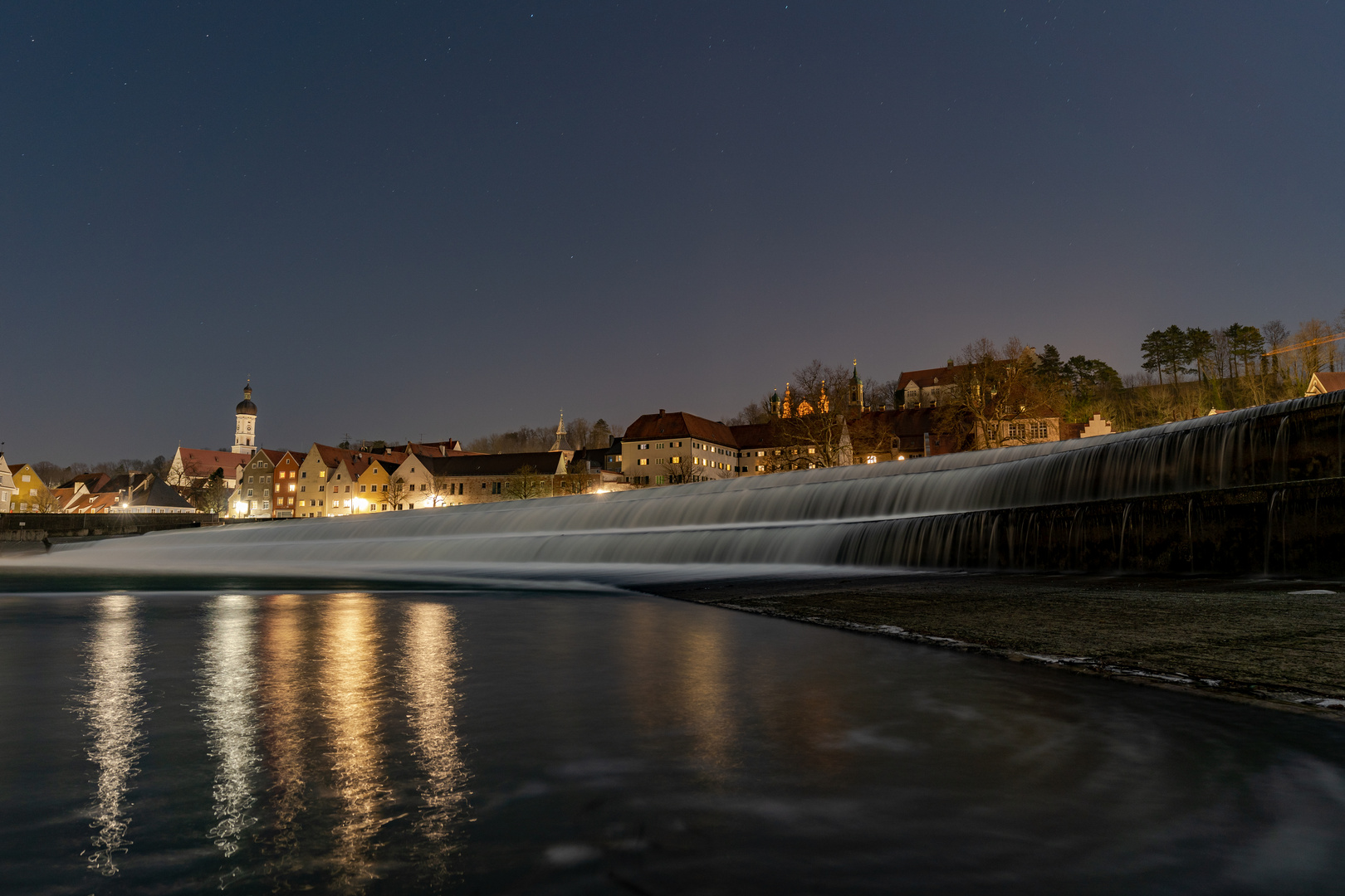 Landsberg bei Nacht