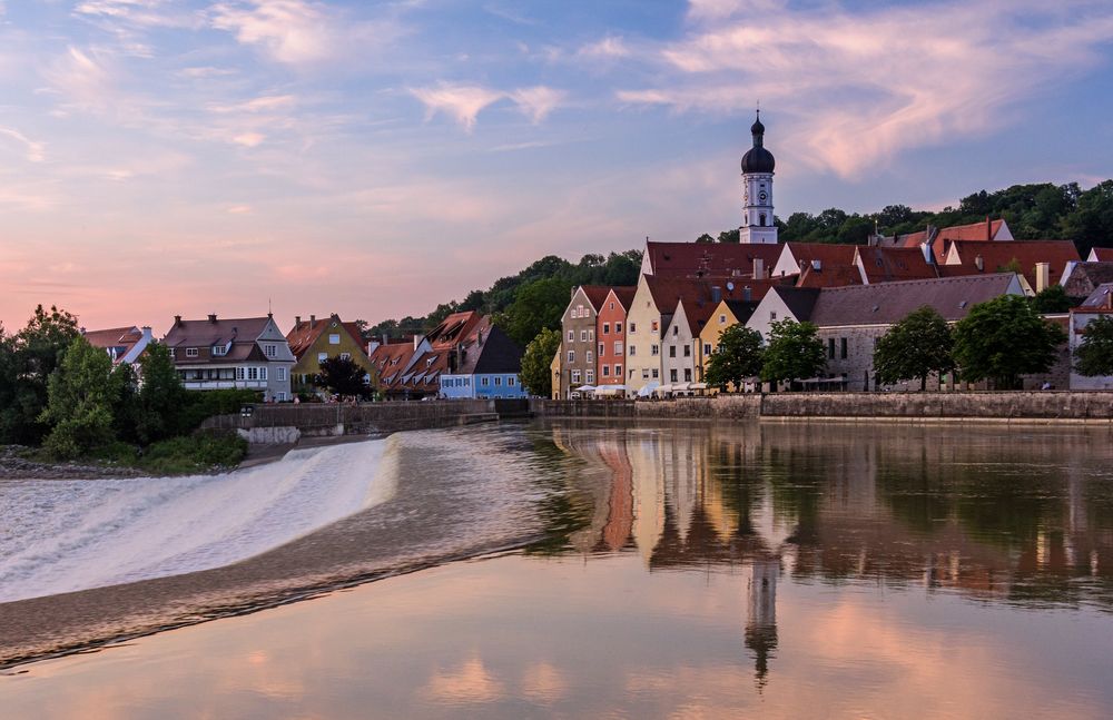 Landsberg im Abendlicht