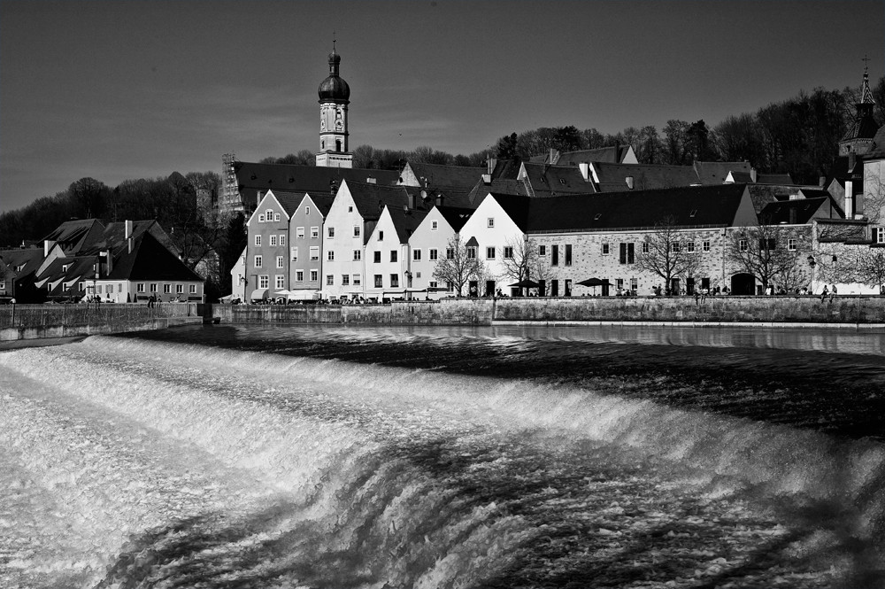 Landsberg mit Lechwehr