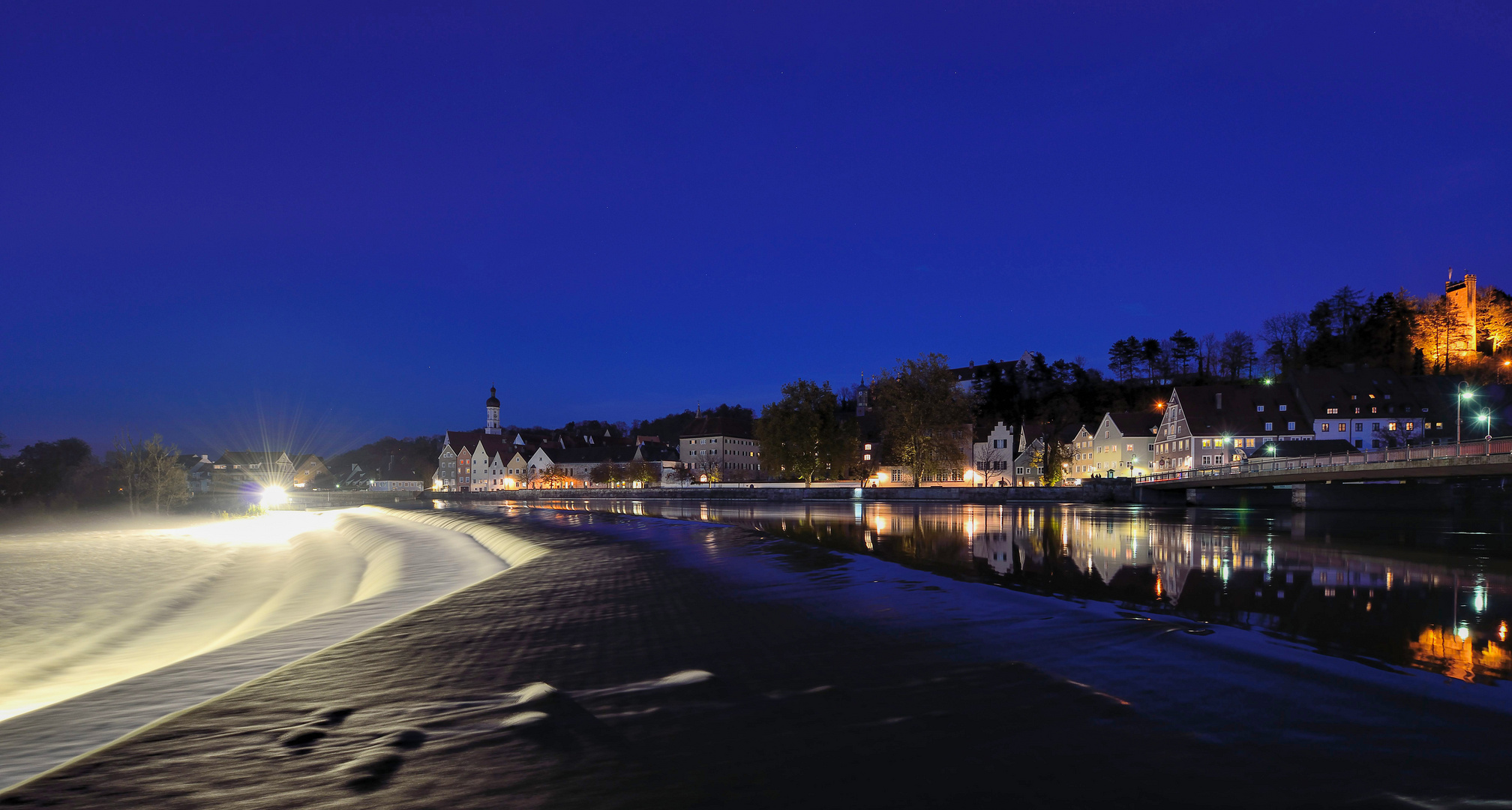 Landsberg zur blauen Stunde