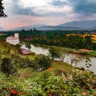 Landscape along the Nam Xong river