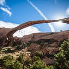 Landscape Arch, Arches Rock, Utah, USA