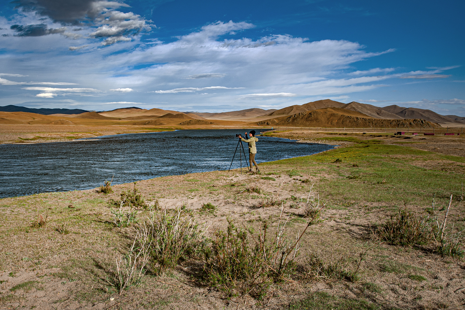 Landscape at the Kherlen Gol 