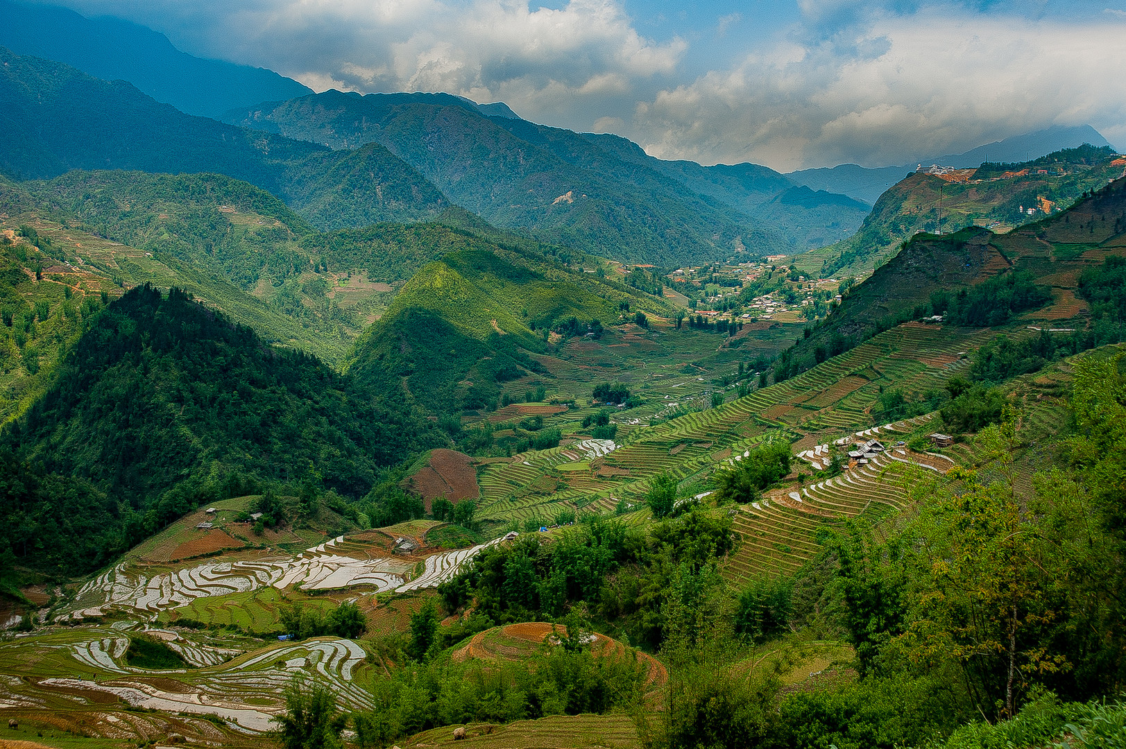 Landscape from Sa Pa valley