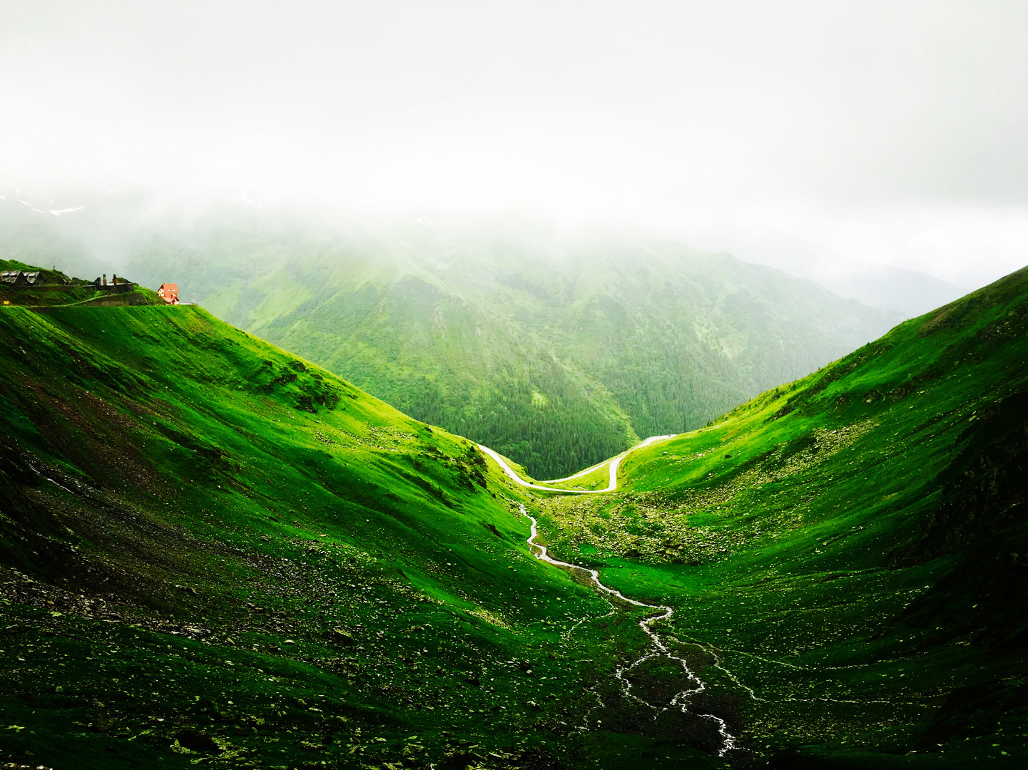 Landscape in Romania, Carpathians