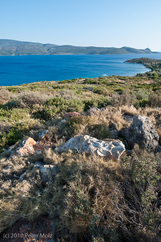 Landscape in the south-east of Samos, Greece,  2010