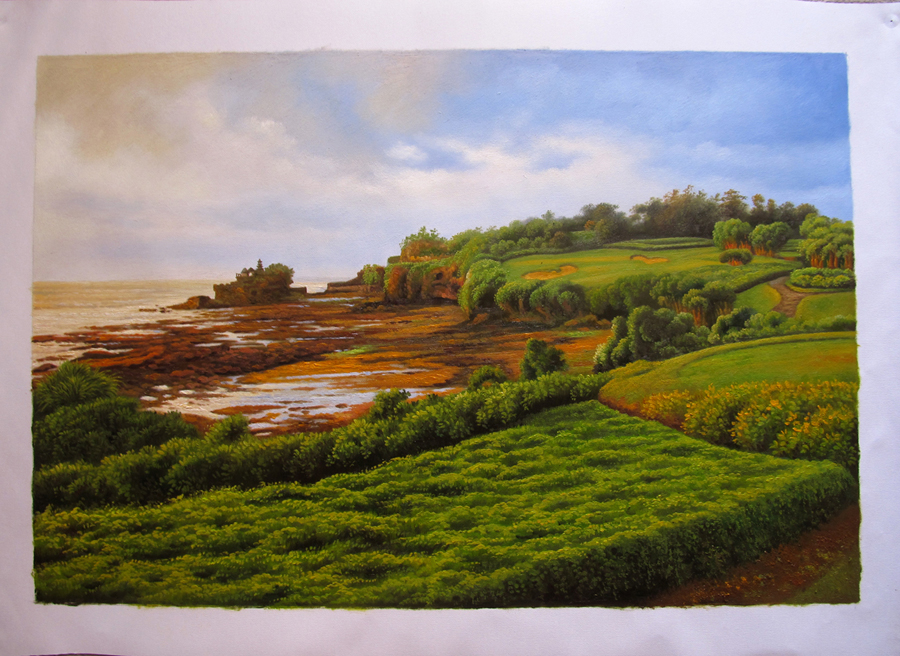 Landscape Oil Painting from Photo