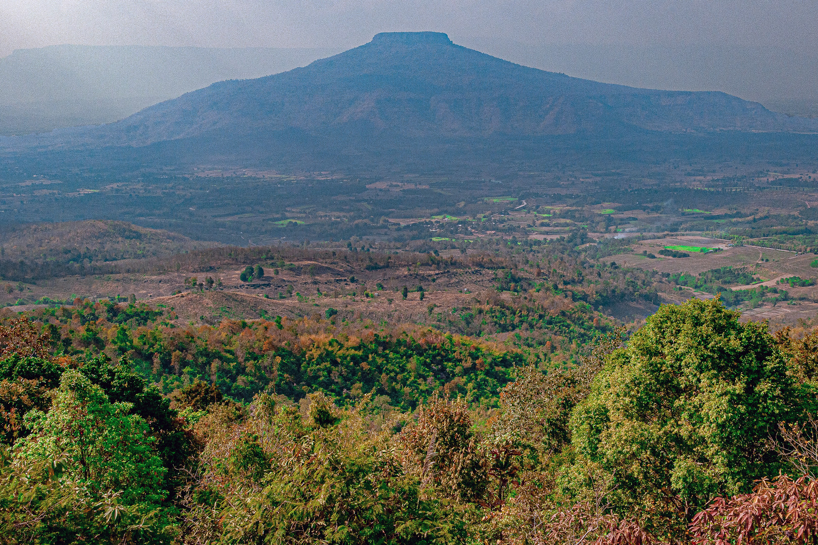 Landscape view to Phu Ho