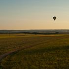 Landscape with balloon