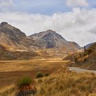 Landscapes on the way to Gletcher in Huascaran Nationalpark