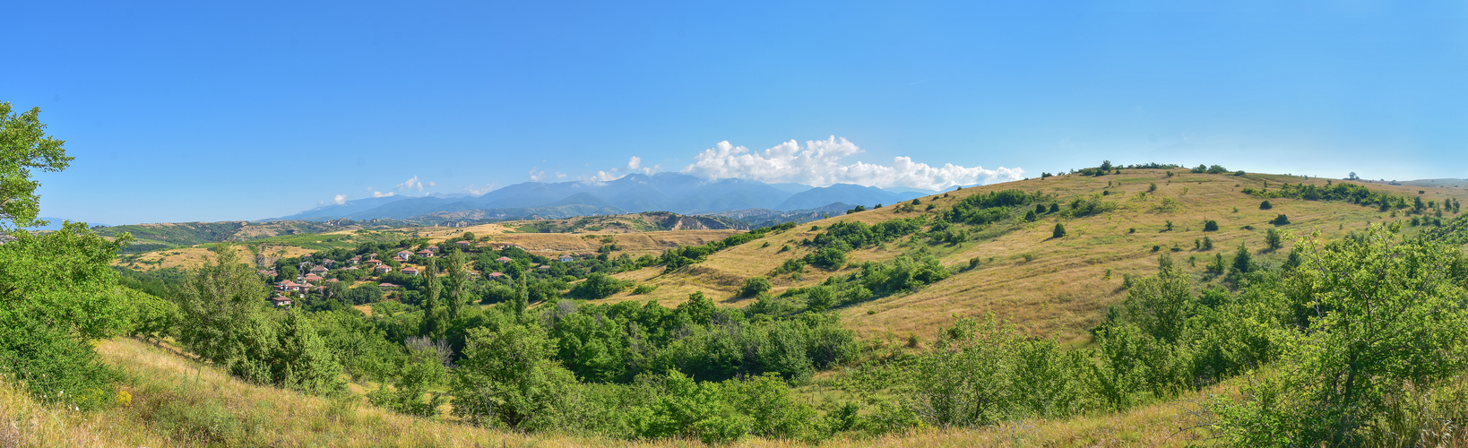 Landschaft 2 bei Melnik in Bulgarien