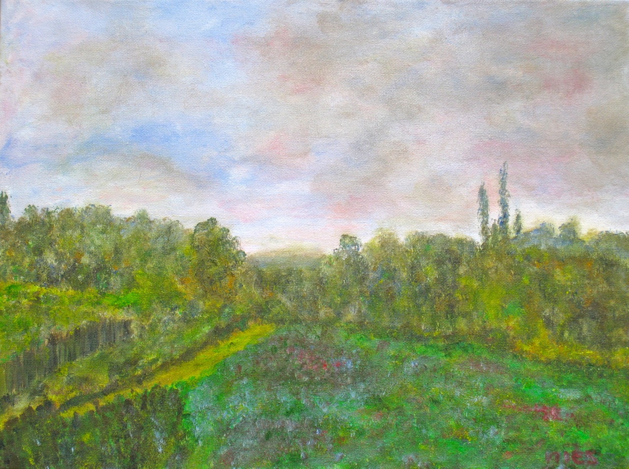 Landschaft 30 x 40 cm