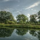 Landschaft am Flussufer