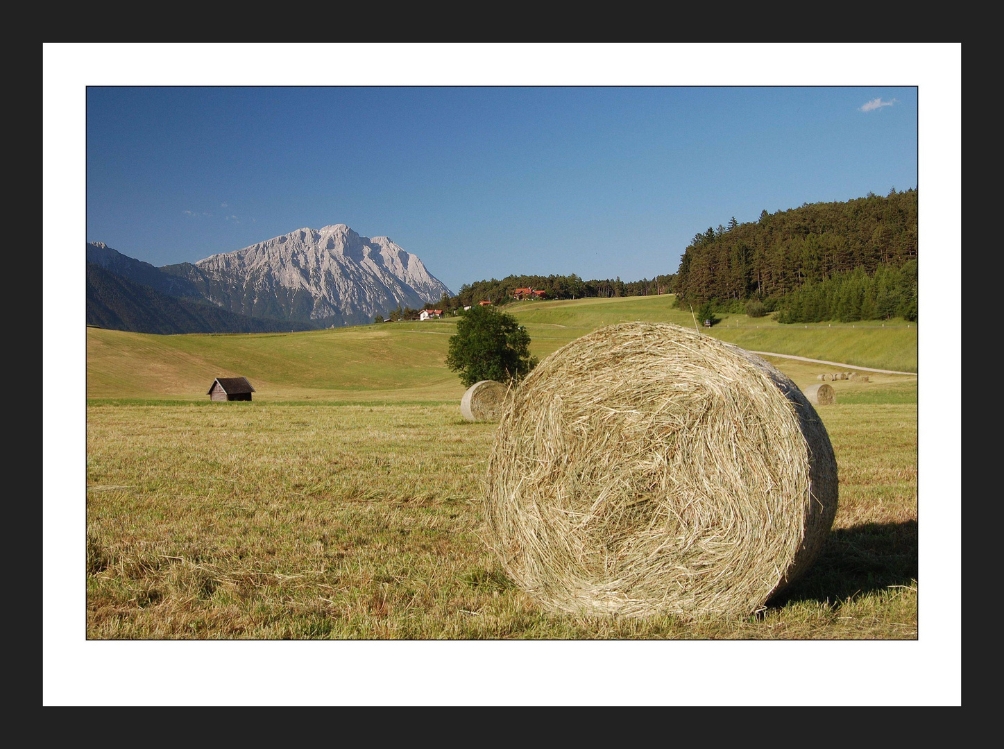 Landschaft am Mieminger Plateau/Tirol